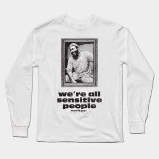 we're all sensitive people - marvin gaye framed vintage Long Sleeve T-Shirt